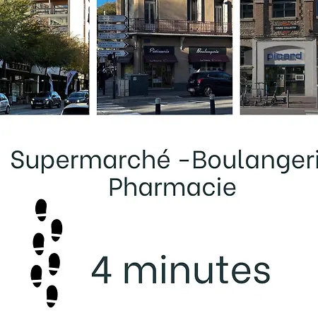 Apartamento Lumineux Et Spacieux 2 Avec Parking Gratuit Dans La Rue